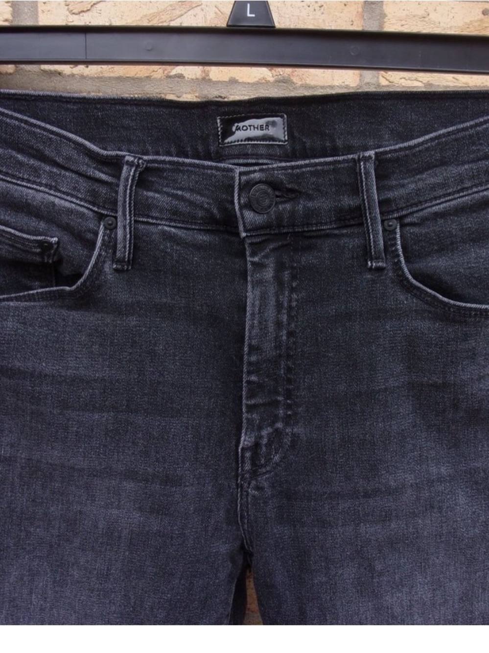 MOTHER Black Boot Cut Jeans - Picture 4 of 9